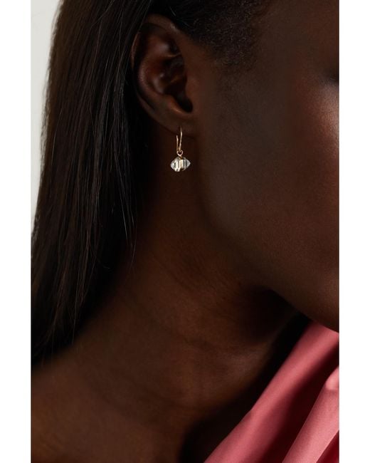 Melissa Joy Manning Natural 14-Karat Recycled Herkimer Diamond Earrings