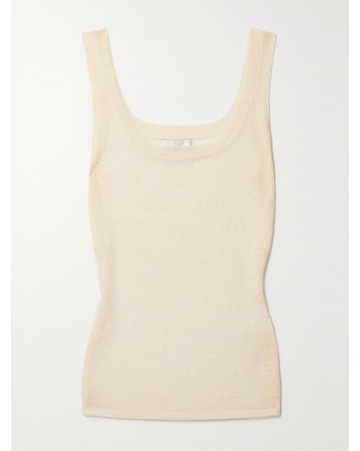 Aje. Natural Method Jacquard-Knit Tank