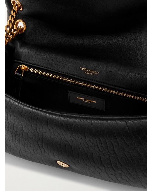 Saint Laurent Black Calypso Medium Padded Leather Shoulder Bag
