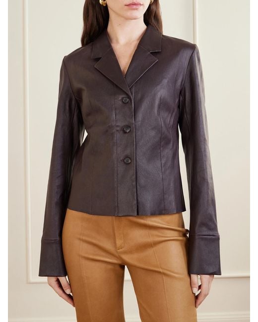 Stouls Brown Giorgio Leather Jacket
