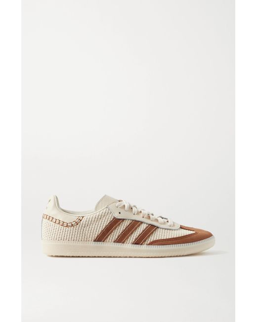 adidas Originals + Wales Bonner Samba Suede, Leather And Mesh Sneakers |  Lyst Canada