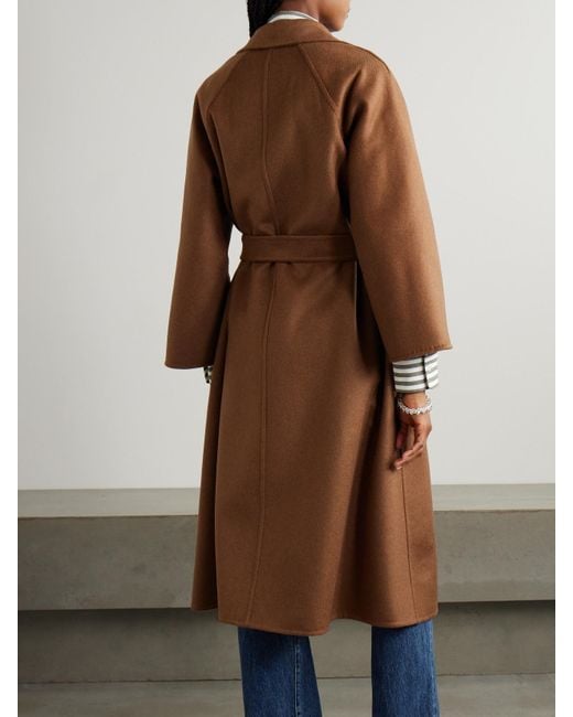 Max Mara Brown Ludmilla Belted Cashmere Coat
