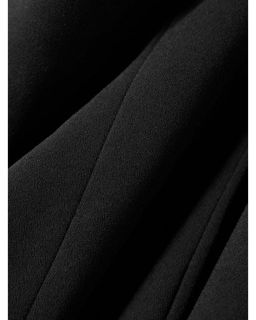 Solace London Black Anderson Trägerlose Robe Aus Crêpe
