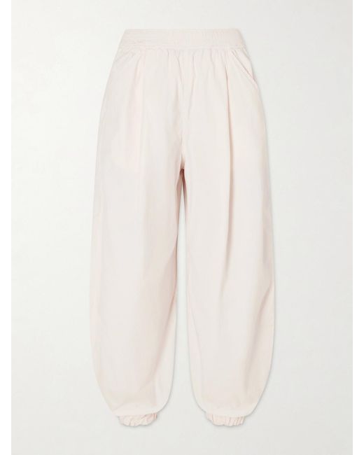 RÙADH Natural Forbes Organic Cotton-Poplin Balloon Pants