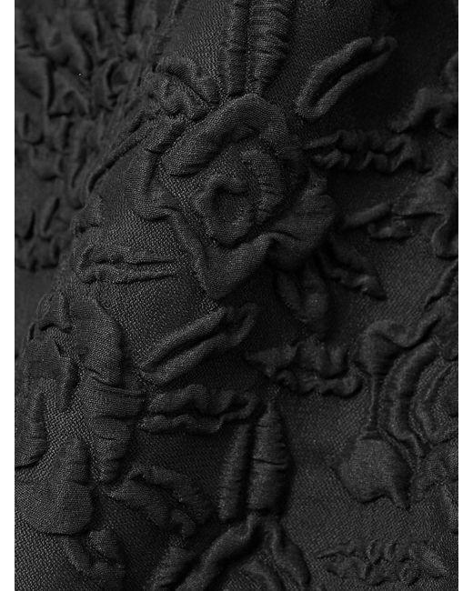 Dries Van Noten Black Cloqué Dress