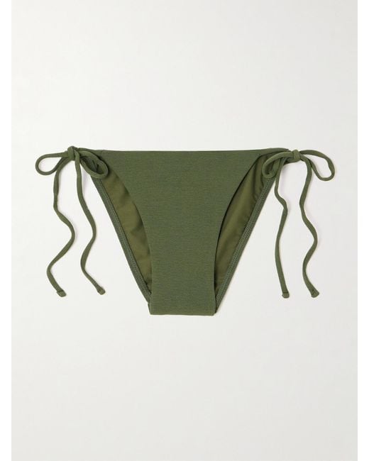 Matteau Green The String Recycled Bikini Briefs