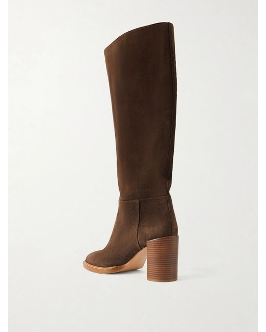 Gabriela Hearst Brown Bocca 75 Suede Boots