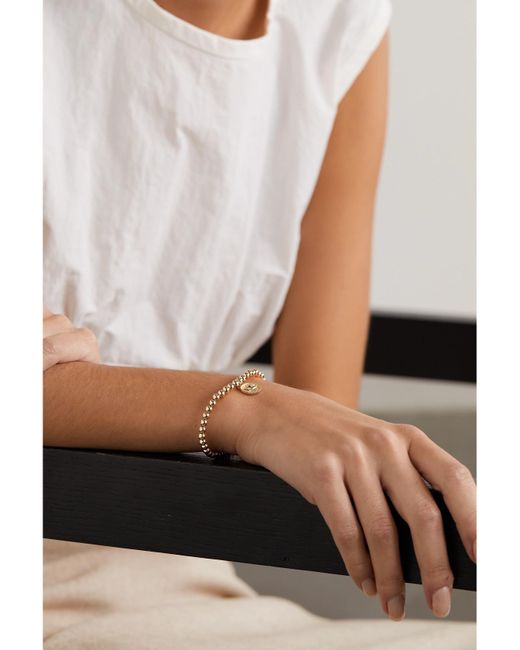 Sydney Evan Metallic Aquarius 14-Karat Diamond Bracelet