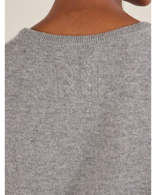 Nili Lotan Gray Tamra Cashmere Sweater