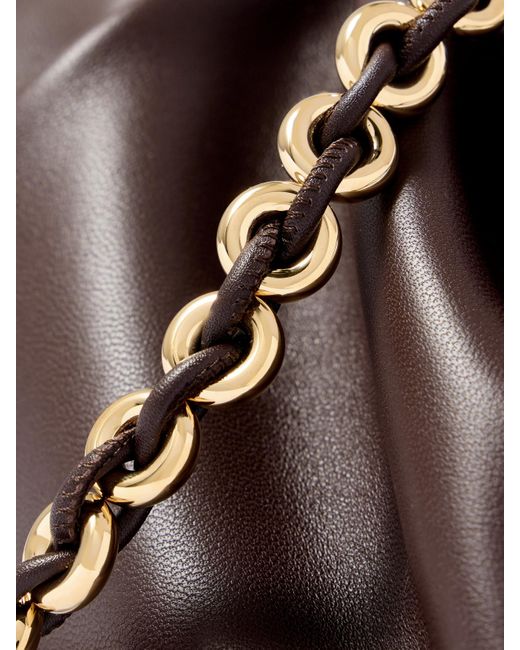 Loewe Brown Flamenco Medium Leather Clutch