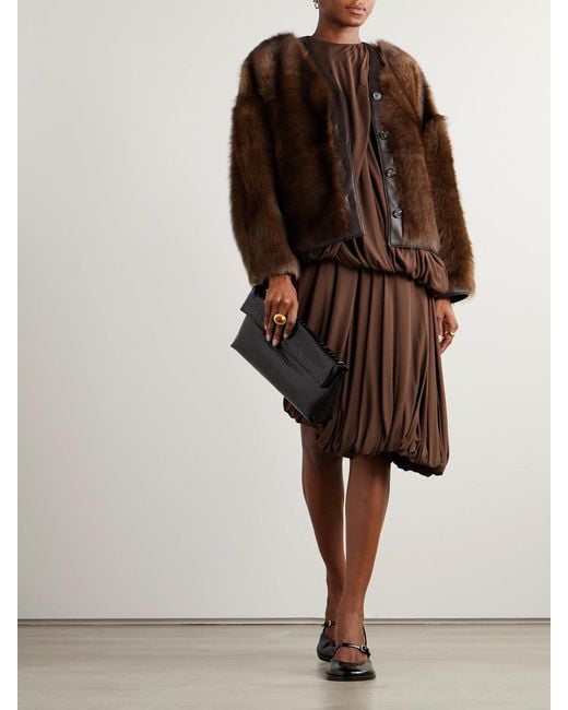 Loewe Brown Shearling Jacket