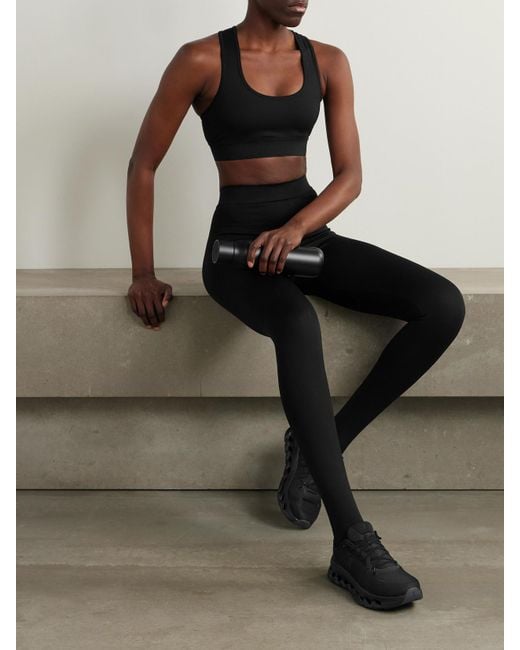 Wardrobe NYC Black Rhw Stretch-Jersey Sports Bra
