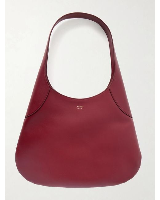 Khaite Red Joan Large Leather Tote