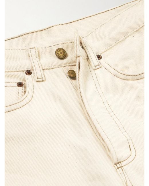 B Sides Natural Charlot Mid-Rise Wide-Leg Jeans