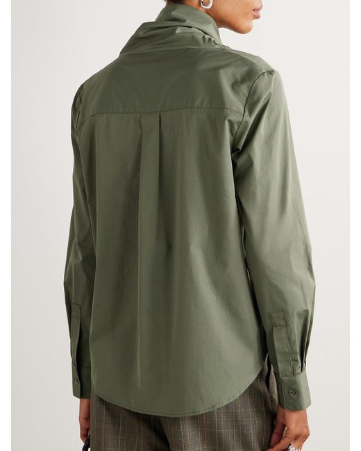 Twp Green My Maria Cotton-Poplin Shirt