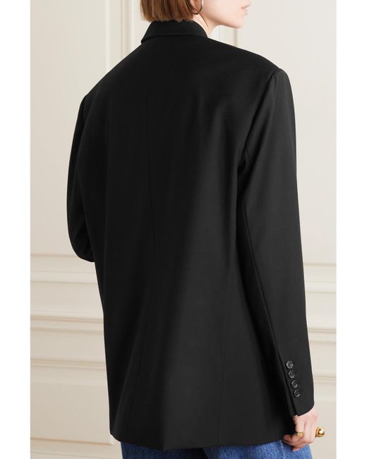 Frankie Shop Black Gelso Oversized-Blazer Aus Einer Tencel-Lyocell-Mischung