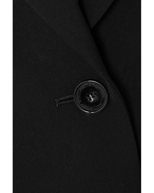 Stella McCartney Black Net Sustain Stretch-Wool Twill Blazer