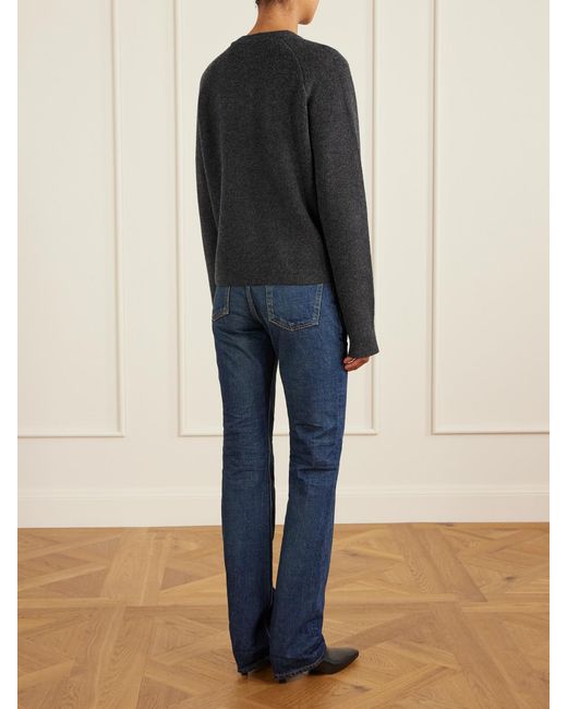 Totême  Blue Wool-Blend Cardigan
