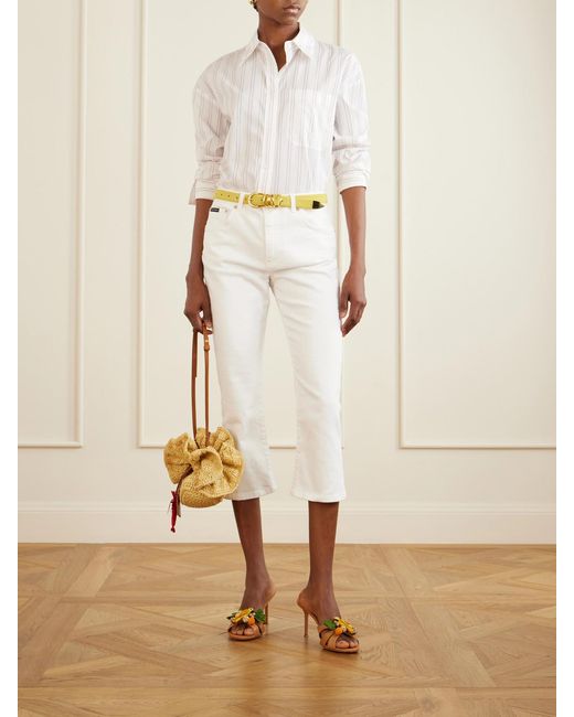 Aquazzura Brown Birdsong 75 Raffia Mules
