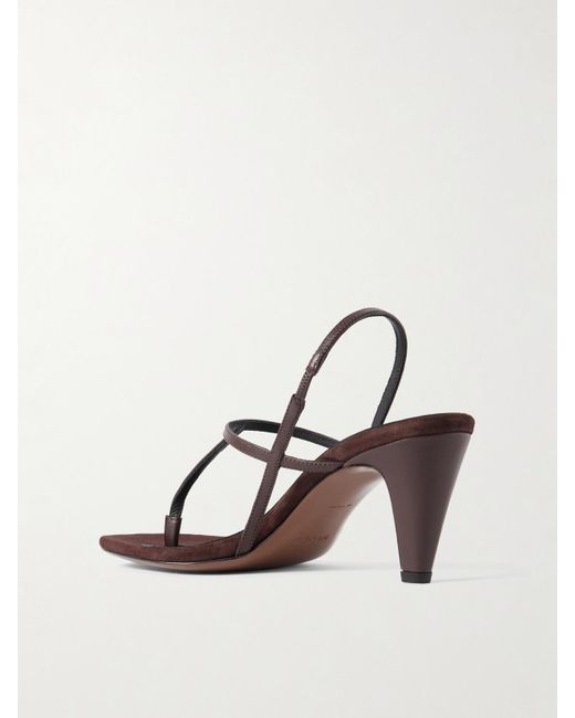 Neous Brown Arneb Slingback-Sandalen Aus Leder