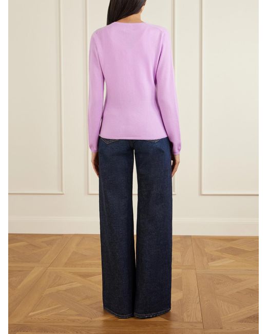 Allude Pink Cashmere Cardigan