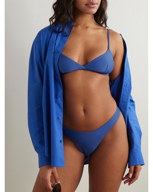 Matteau Blue The Nineties Recycled Bikini Briefs