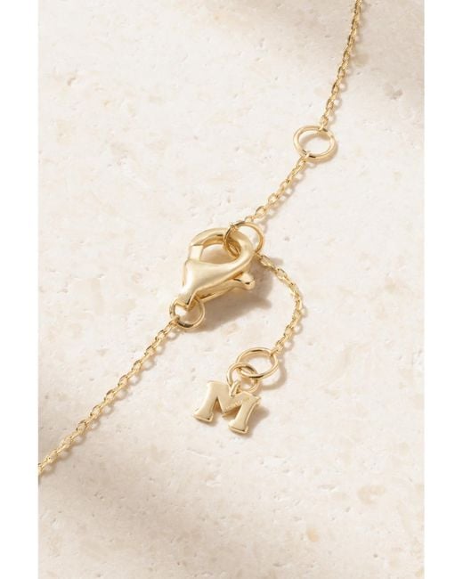 Mateo Natural 14-Karat, Pearl And Diamond Bracelet