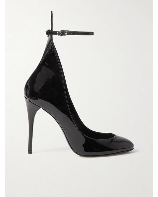 Alaïa Black 90 Patent-Leather Pumps