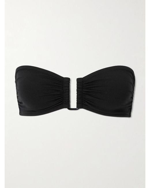 Eres Black Les Permanents Show Bandeau Bikini Top