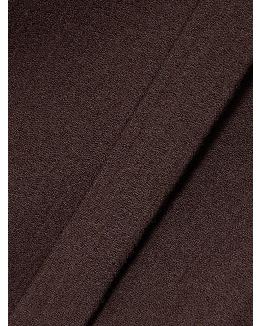 Dries Van Noten Brown Oversized Wool Jacket