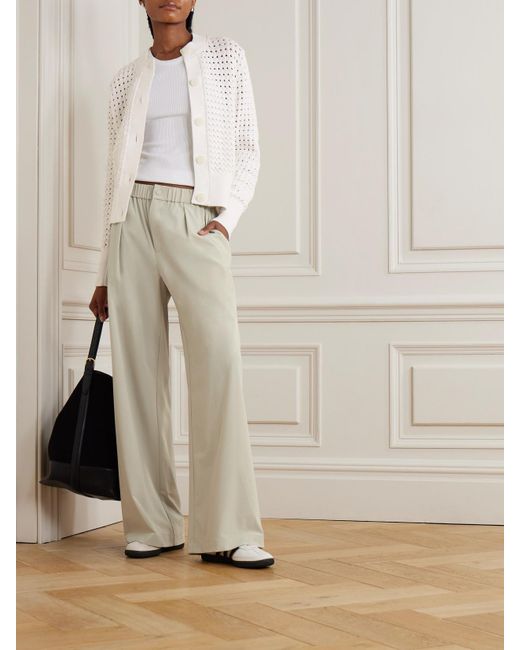 Varley Natural Kayson Hose Mit Weitem Bein Aus Recyceltem Stretch-Material Mit Falten