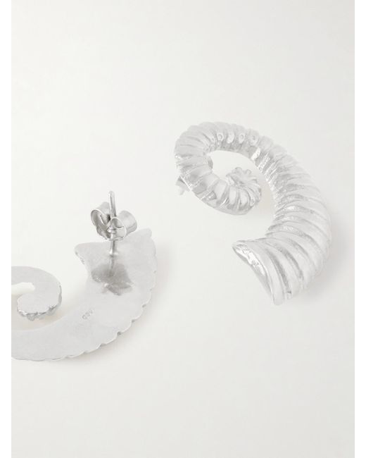 YSSO White 1989 Ohrringe Aus Sterlingsilber