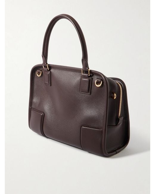 Loewe Brown Amazona 180 Small Leather Shoulder Bag