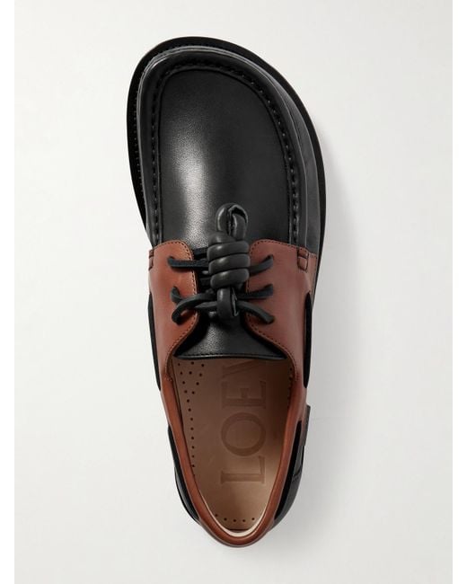 Loewe Brown Campo Boat Shoe