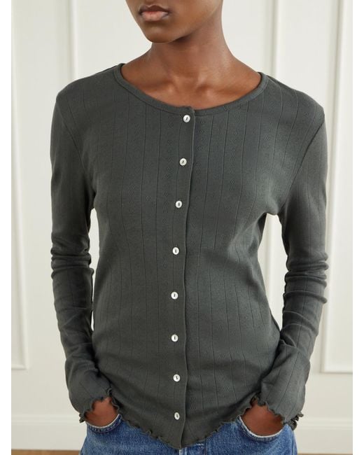SKALL Black Edie Organic Cotton Cardigan