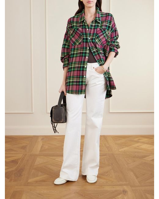 R13 White Effie Straight-Leg Jeans