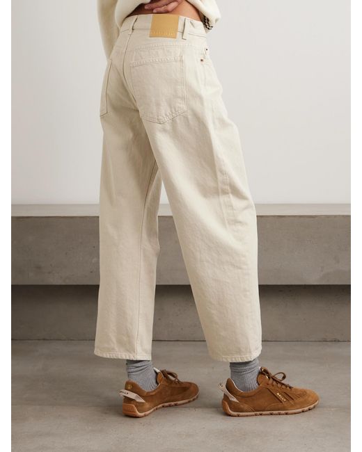 B Sides Natural Floppy Relaxed Mid-Rise Wide-Leg Jeans