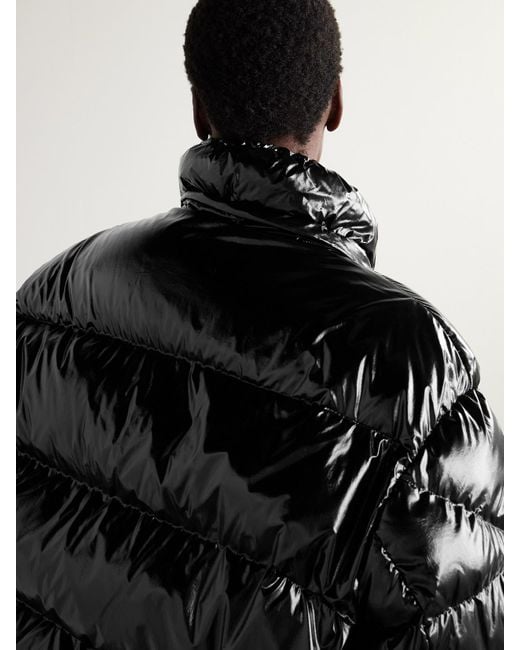 Moncler Genius Black Lothar Hooded Quilted Shell Down Jacket