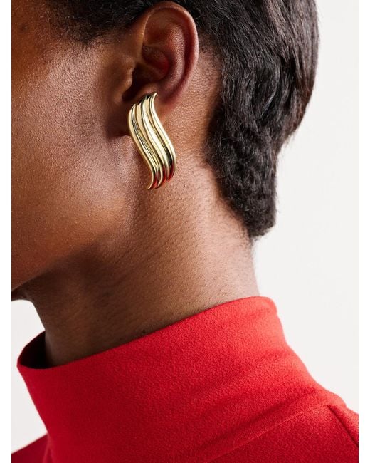 Boucles D'Oreilles En Or 18 Carats (750/1000) Celeste Large Anita Ko en coloris Natural