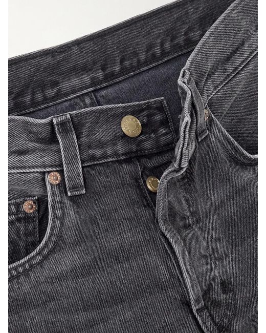 B Sides Gray Tilda Mid-Rise Straight-Leg Jeans
