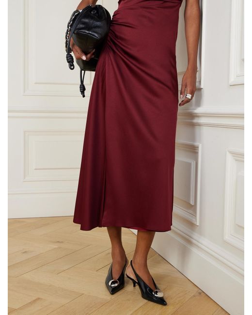 Proenza Schouler Natural Dome Slingback-Pumps Aus Leder Mit Verzierung