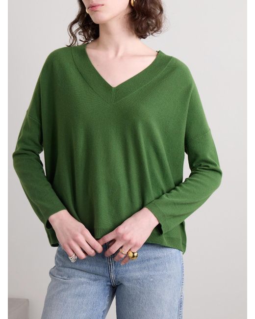 arch4 Green Linda Kaschmirpullover