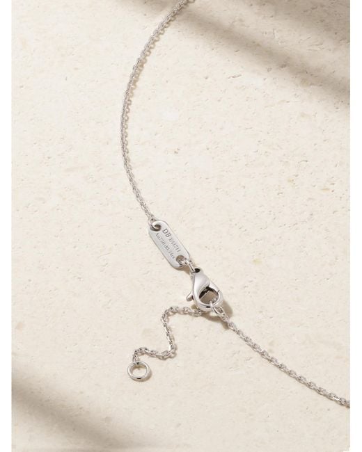 De Beers London Natural Dewdrop 18-Karat Diamond Necklace