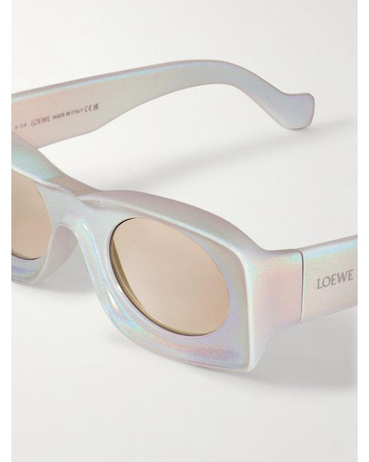 Loewe Natural Paula's Ibiza Sonnenbrille Mit Eckigem Rahmen Aus Azetat