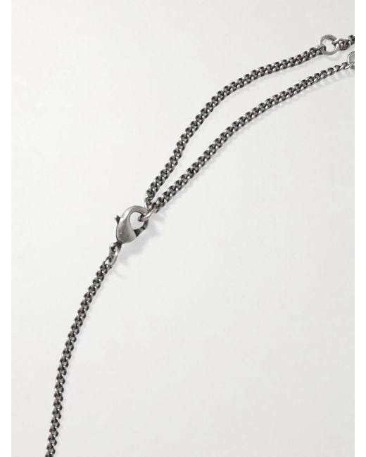 Lemaire Personal Brush-Tone And Horse Hair Necklace in White | Lyst UK