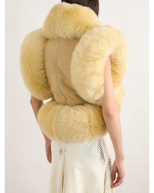 Alaïa Natural Shearling Vest