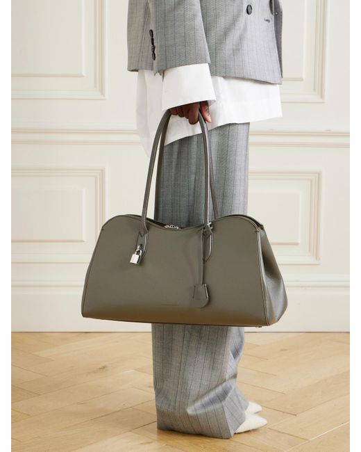Stella McCartney Natural Ryder Embellished Textured Vegan Tote