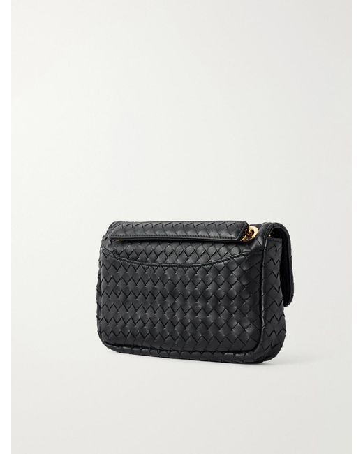 Bottega Veneta Black Baby Madison Leather Shoulder Bag