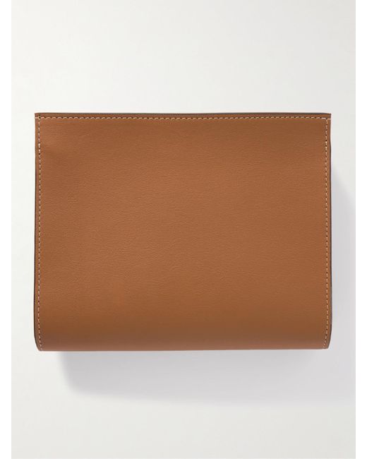 Hunting Season Brown Leather Clutch