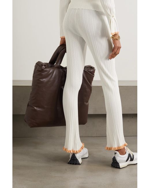 Holzweiler Dahlia Ruffled Ribbed-knit 